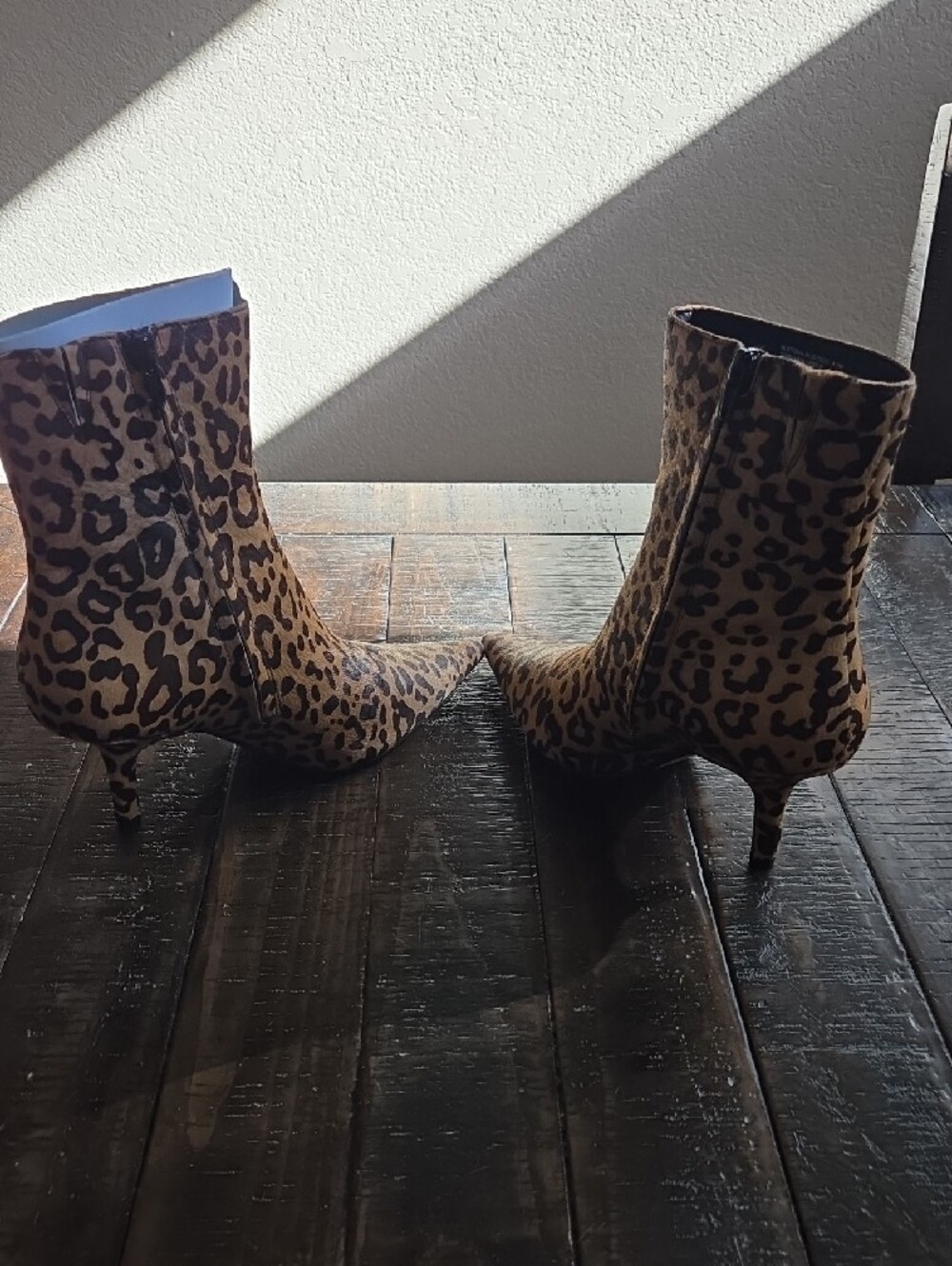 Steve Madden Alston Leopard Boots - Picture 5 of 7